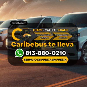 Transporte Puerta a Puerta Tampa Miami Caribebus