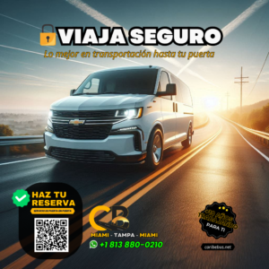 Transporte Puerta a Puerta Tampa Miami Caribebus